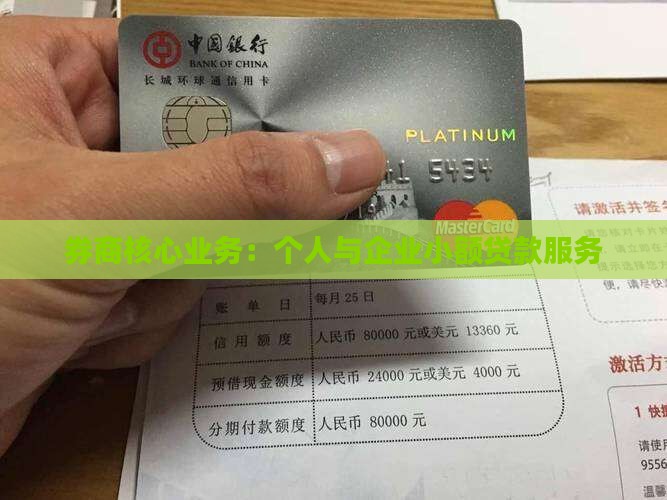 券商类小额贷款