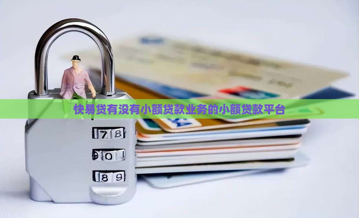 快易贷有没有小额贷款