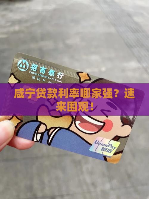 咸宁银行贷款利率