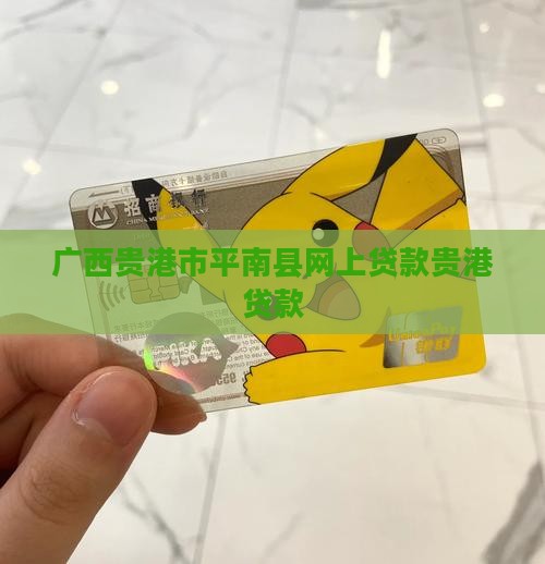 广西贵港平南县网上贷款