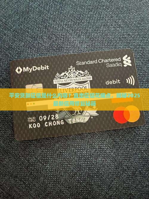 平安贷款征信是什么内容