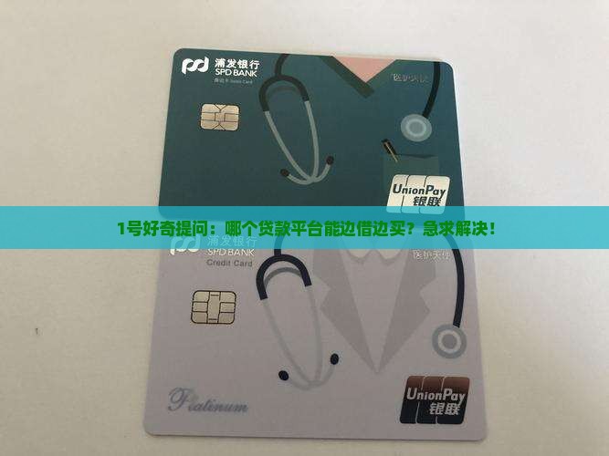 哪个贷款平台可以购物