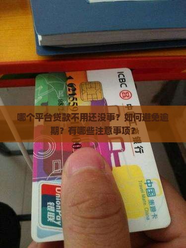 哪个平台贷款不用还没事