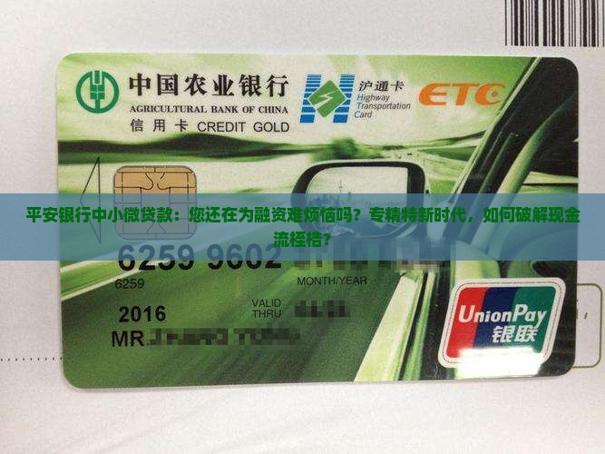 平安银行中小微贷款