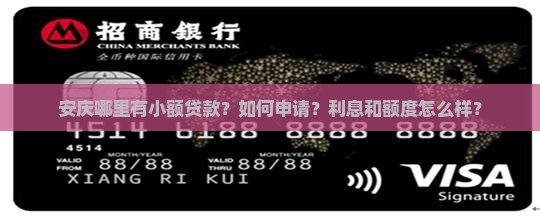 安庆比较好小额贷款