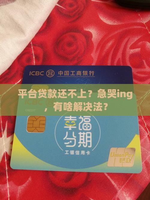 平台贷款没钱还怎么办