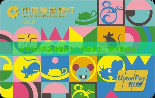 大学银行贷款能借多少