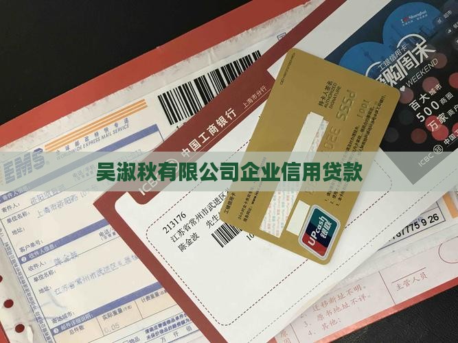 吴淑秋企业信用贷款
