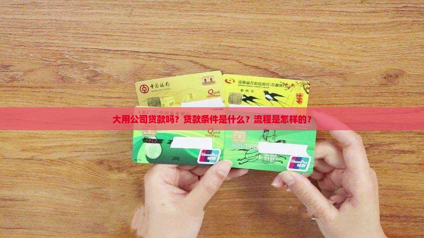 大用公司贷款吗