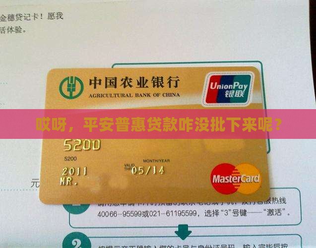平安普惠贷款没成功
