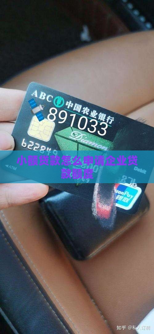 小额贷款怎么批额度