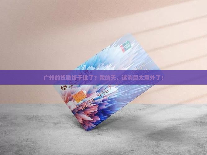 广州银行贷款批了