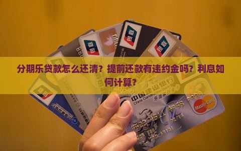 分期乐贷款怎么还清
