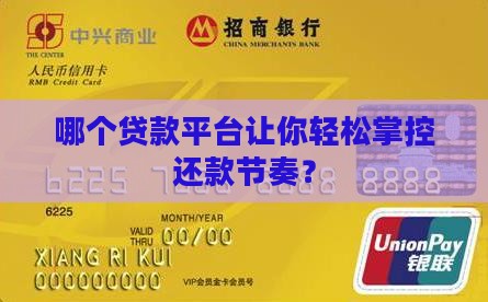 可以手动还款的贷款平台