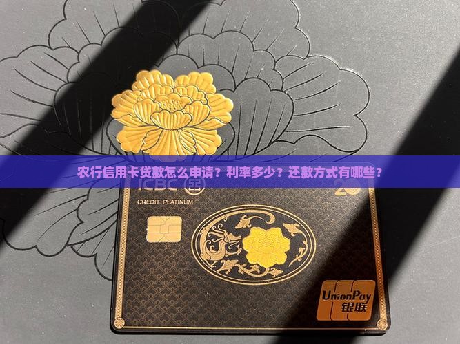 农行有信用卡的贷款