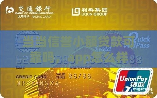 当当信誉小额贷款 当当信誉小额贷款