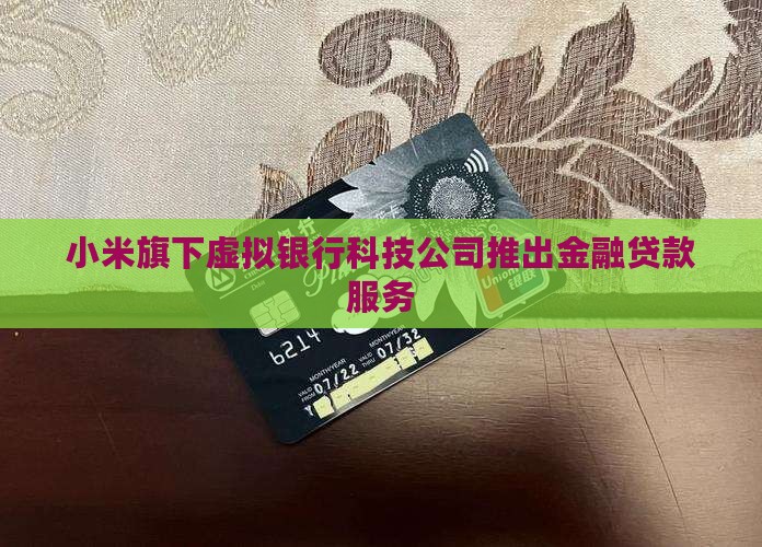 小米虚拟银行贷款