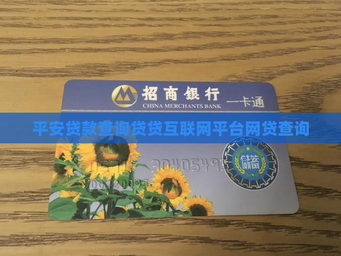 平安贷款查网贷