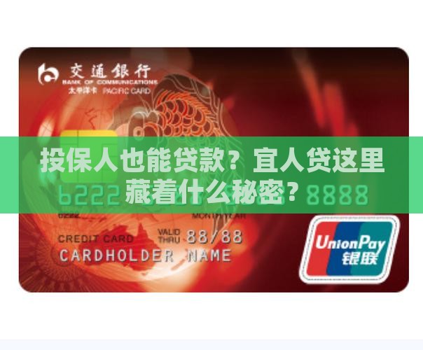 宜人贷投保人可以贷款吗