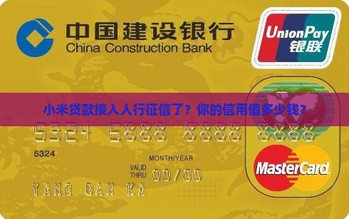 小米贷款接入人行征信