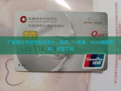 广发银行贷款月利息