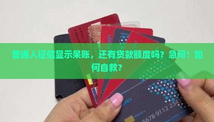 征信呆账贷款有额度吗