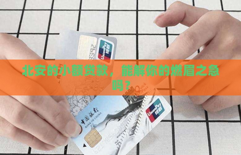 北安市小额贷款