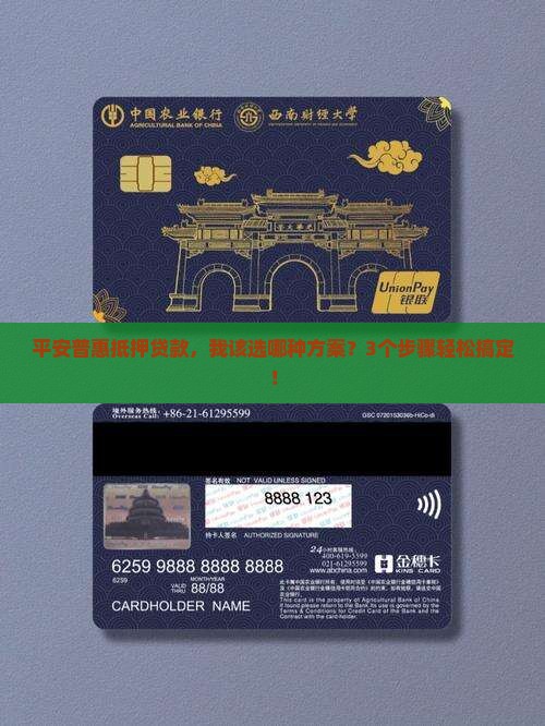 平安普惠抵押贷款的项目