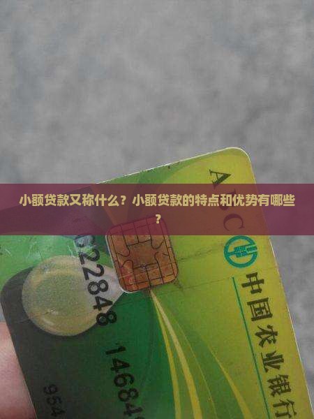 小额贷款又称