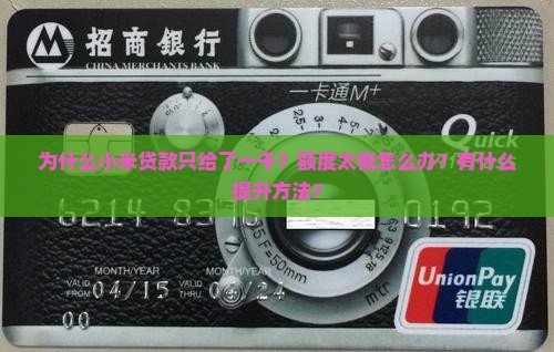 小米贷款给了一千