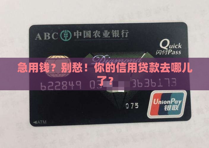 哪里有信用贷款的
