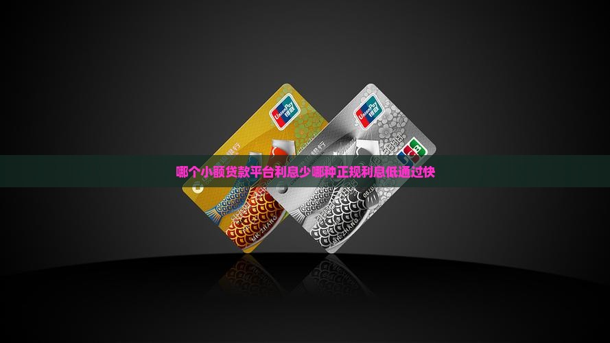 哪个小额贷款平台利息少