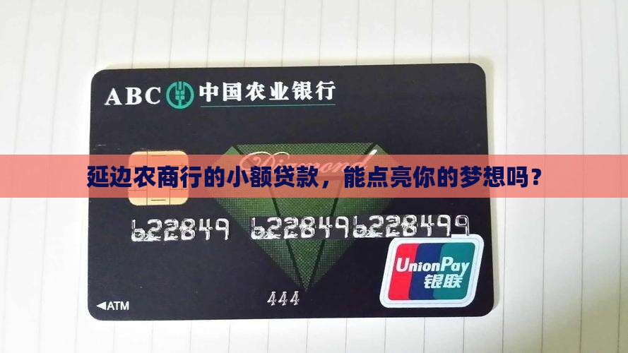延边农商行小额贷款