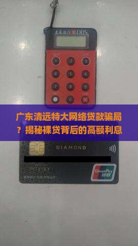 广东清远特大网络贷款