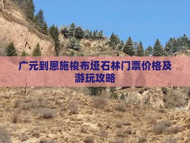 广元到恩施梭布垭石林门票价格及游玩攻略