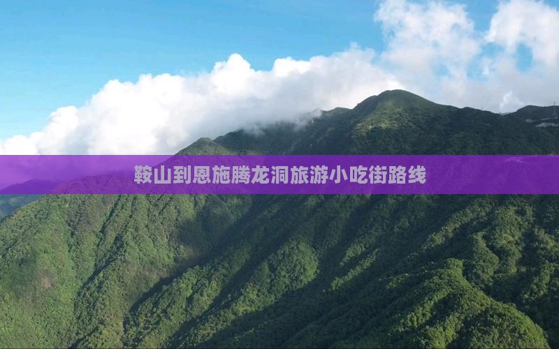 鞍山到恩施腾龙洞旅游小吃街路线