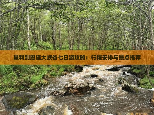 垦利到恩施大峡谷七日游攻略：行程安排与景点推荐