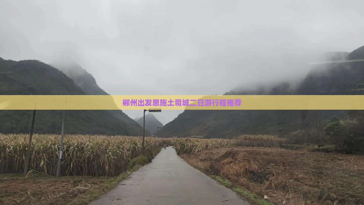 郴州出发恩施土司城二日游行程推荐