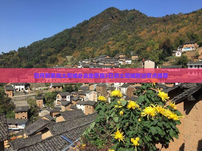 四月到恩施土司城必去地恩施3日游土司城附近景点推荐