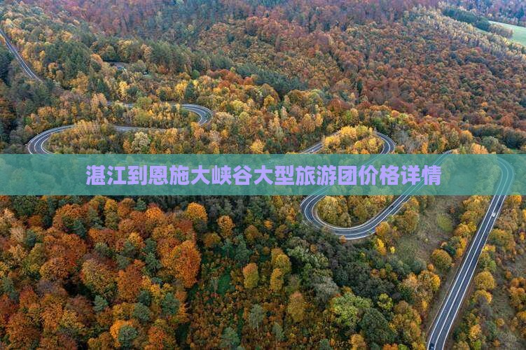 湛江到恩施大峡谷大型旅游团价格详情