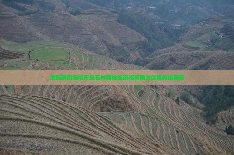 阜新到恩施梭布垭石林团体旅游招募限时优惠畅游美景