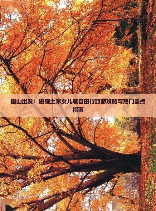 唐山出发：恩施土家女儿城自由行旅游攻略与热门景点指南