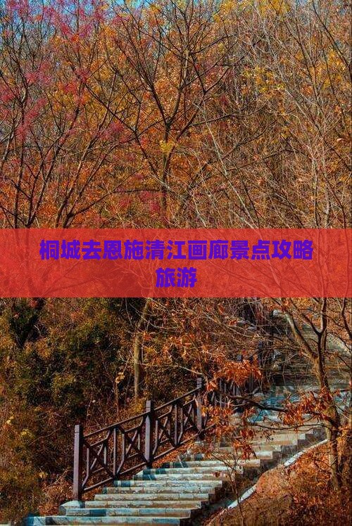桐城去恩施清江画廊景点