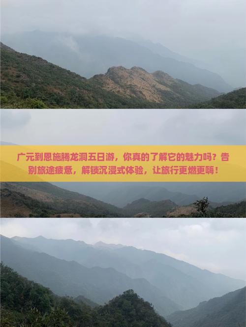 广元到恩施腾龙洞五日游