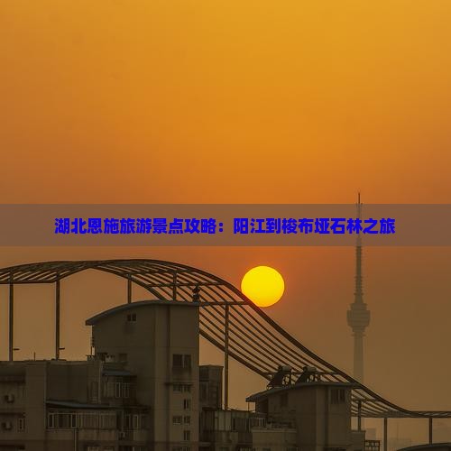 湖北恩施旅游景点攻略：阳江到梭布垭石林之旅