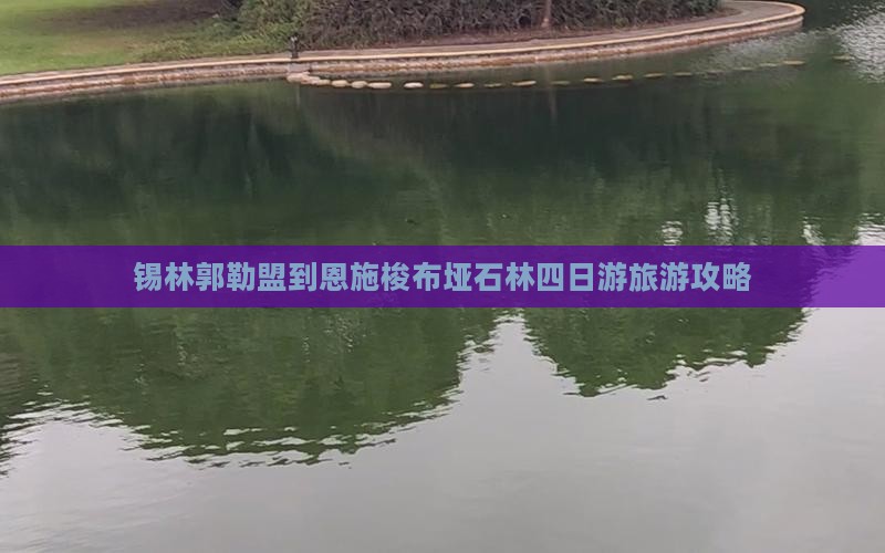 锡林郭勒盟到恩施梭布垭石林四日游旅游攻略