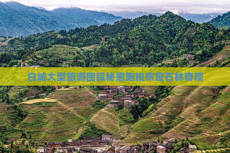 白城大型旅游团探秘恩施梭布垭石林奇观