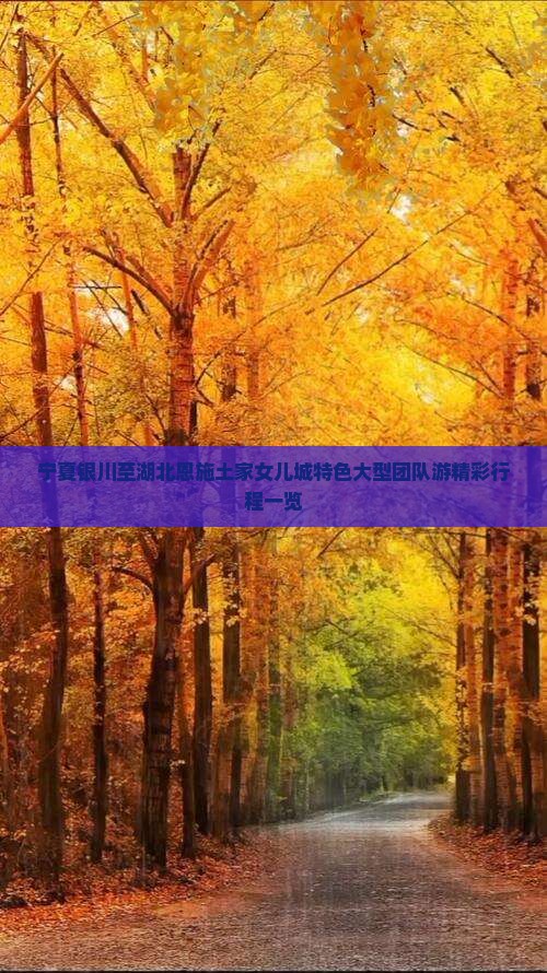 宁夏银川至湖北恩施土家女儿城特色大型团队游精彩行程一览
