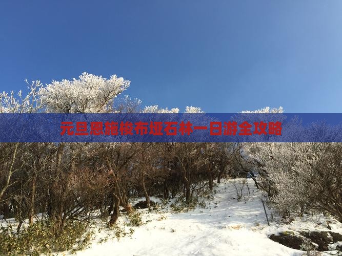 元旦恩施梭布垭石林一日游全攻略