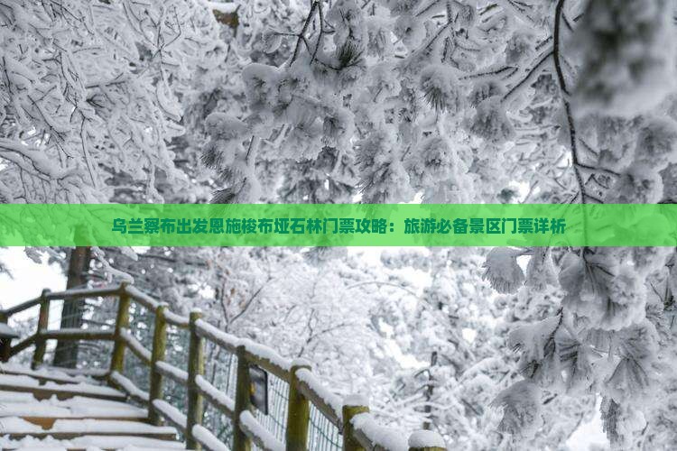 乌兰察布出发恩施梭布垭石林门票攻略：旅游必备景区门票详析